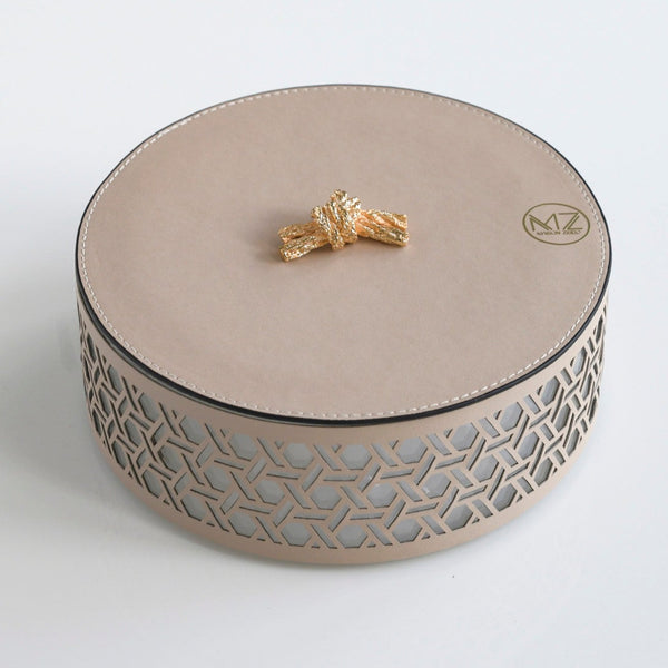 Moroccan Decorative Box / Beige
