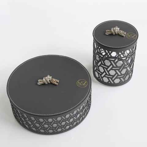 Moroccan Decorative Box / Grey