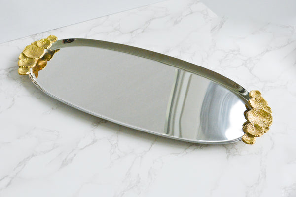 Flower Oval Tray