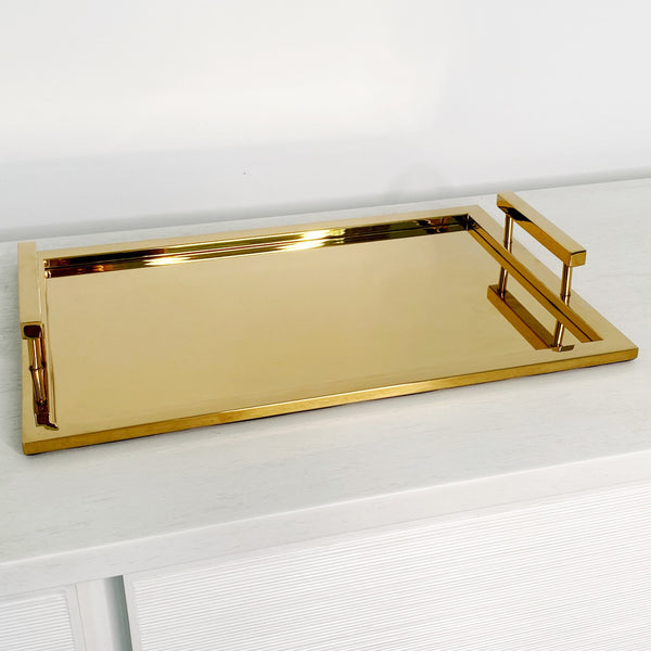 Gold Rectangular Tray