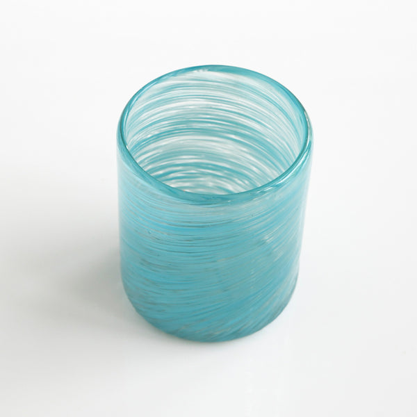 Hand blown Glasses - Aqua ( Set of 4)