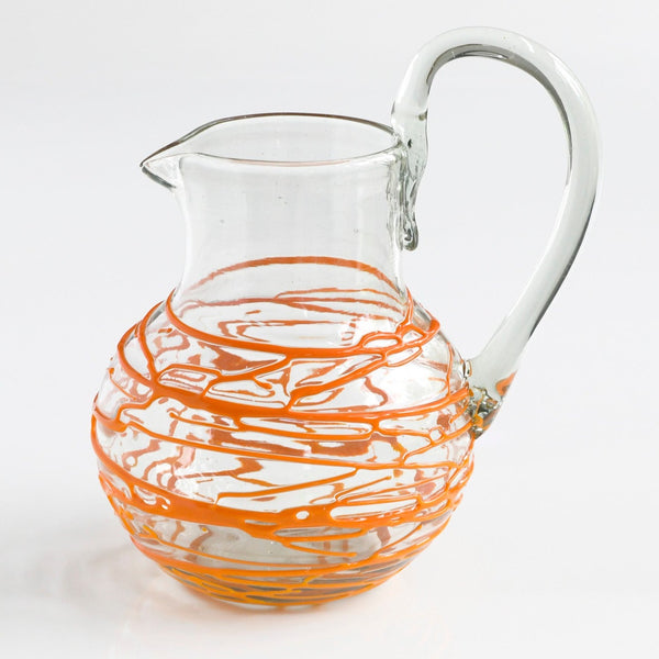 Glass Swirl Pitcher