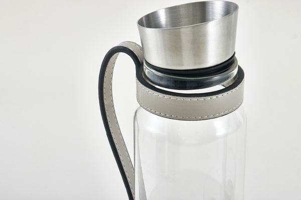 Water Jug with set of 2 Cups (Brown and Grey)