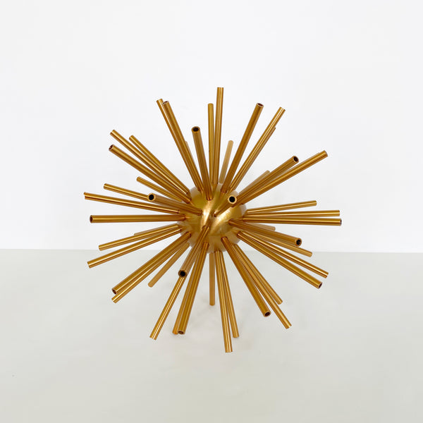 Ella Starburst Brass Ball Sculpture
