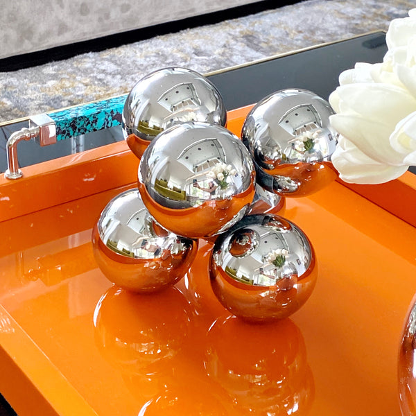 Silver Emerald Ball