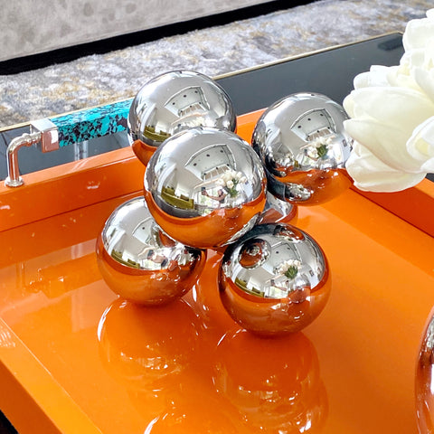 Silver Emerald Ball