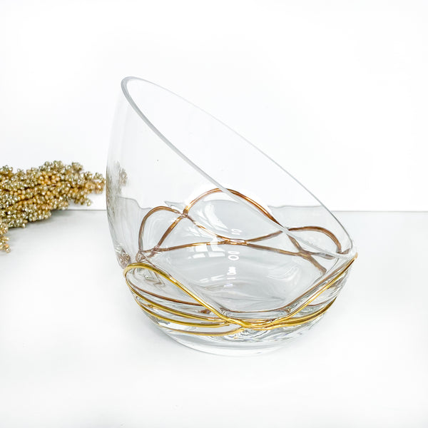 Swirl Egg Shaped Mini Bowl