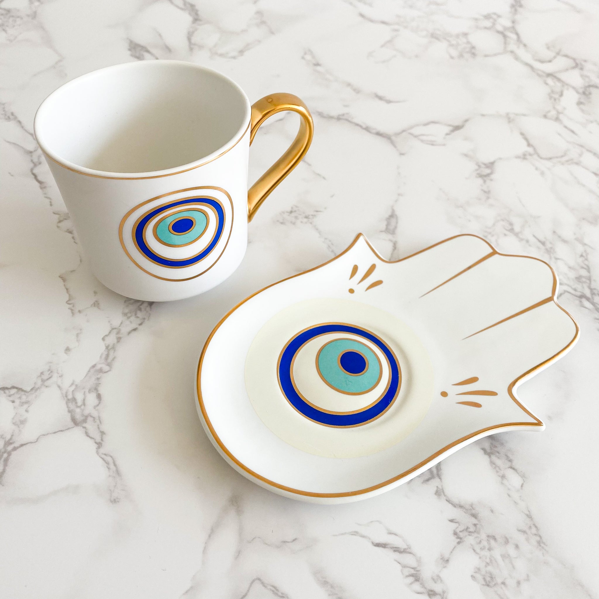 The Eye Mug with Saucer