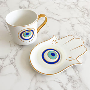 The Eye Mug with Saucer