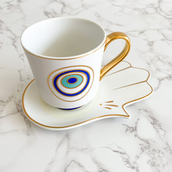 The Eye Mug with Saucer