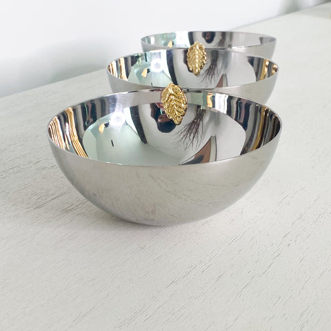 Silver 3 snack bowl
