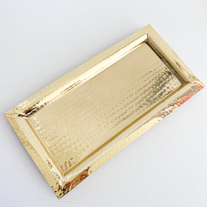Gold Hammered Tray