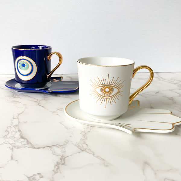 The Eye Mug with Saucer