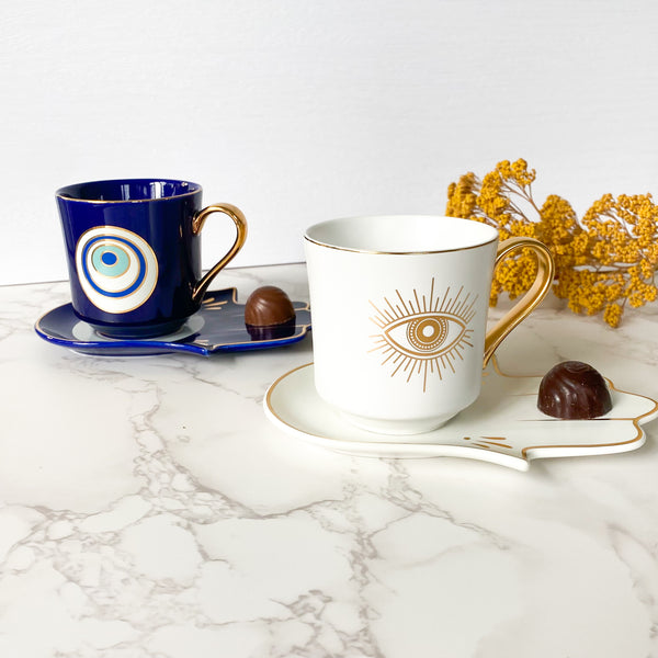 The Eye Mug with Saucer