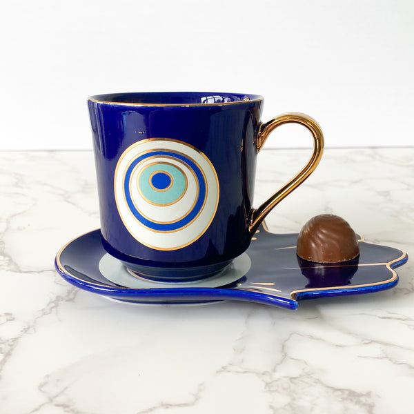 The Eye Mug with Saucer