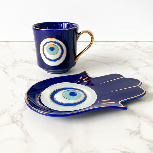 The Eye Mug with Saucer