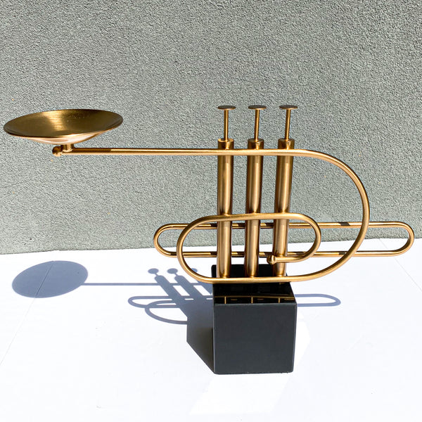 Saxophone Candle Holders