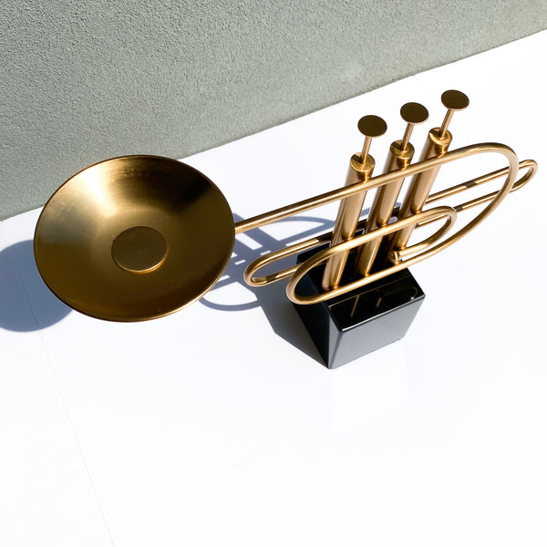 Saxophone Candle Holders