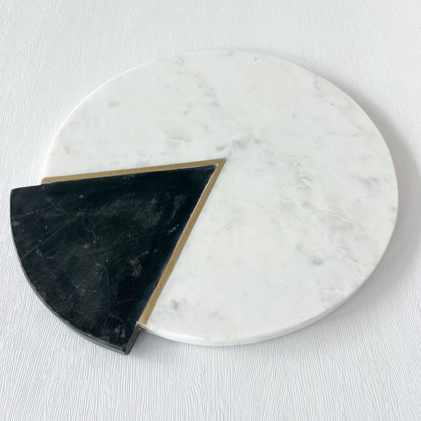 Black & White Marble Serving Board