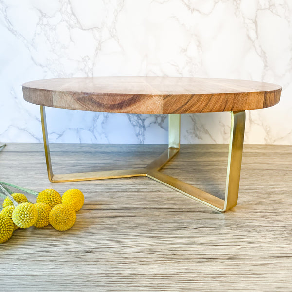 Wood Cake Stand