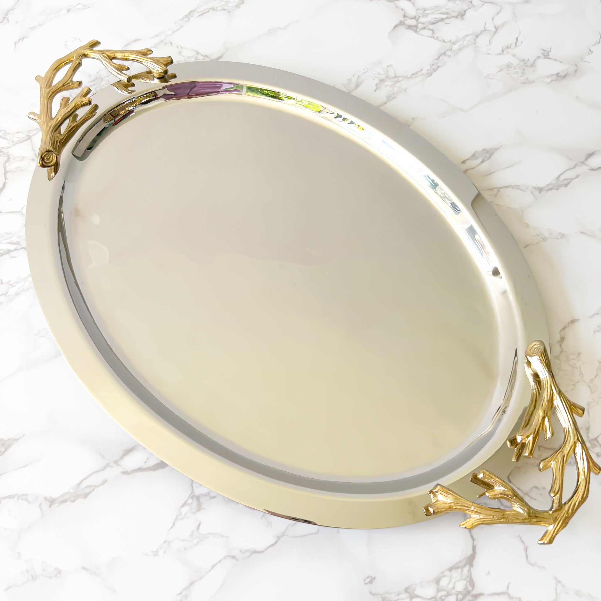 Branch Oval Tray