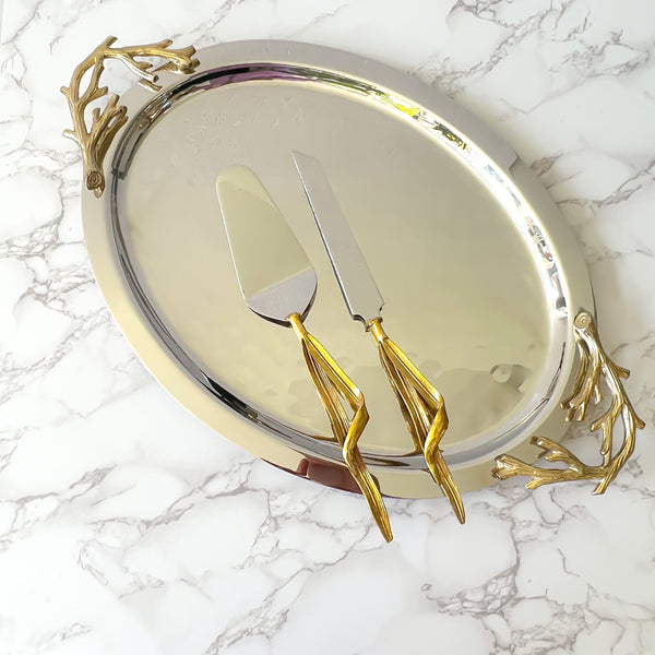 Branch Oval Tray