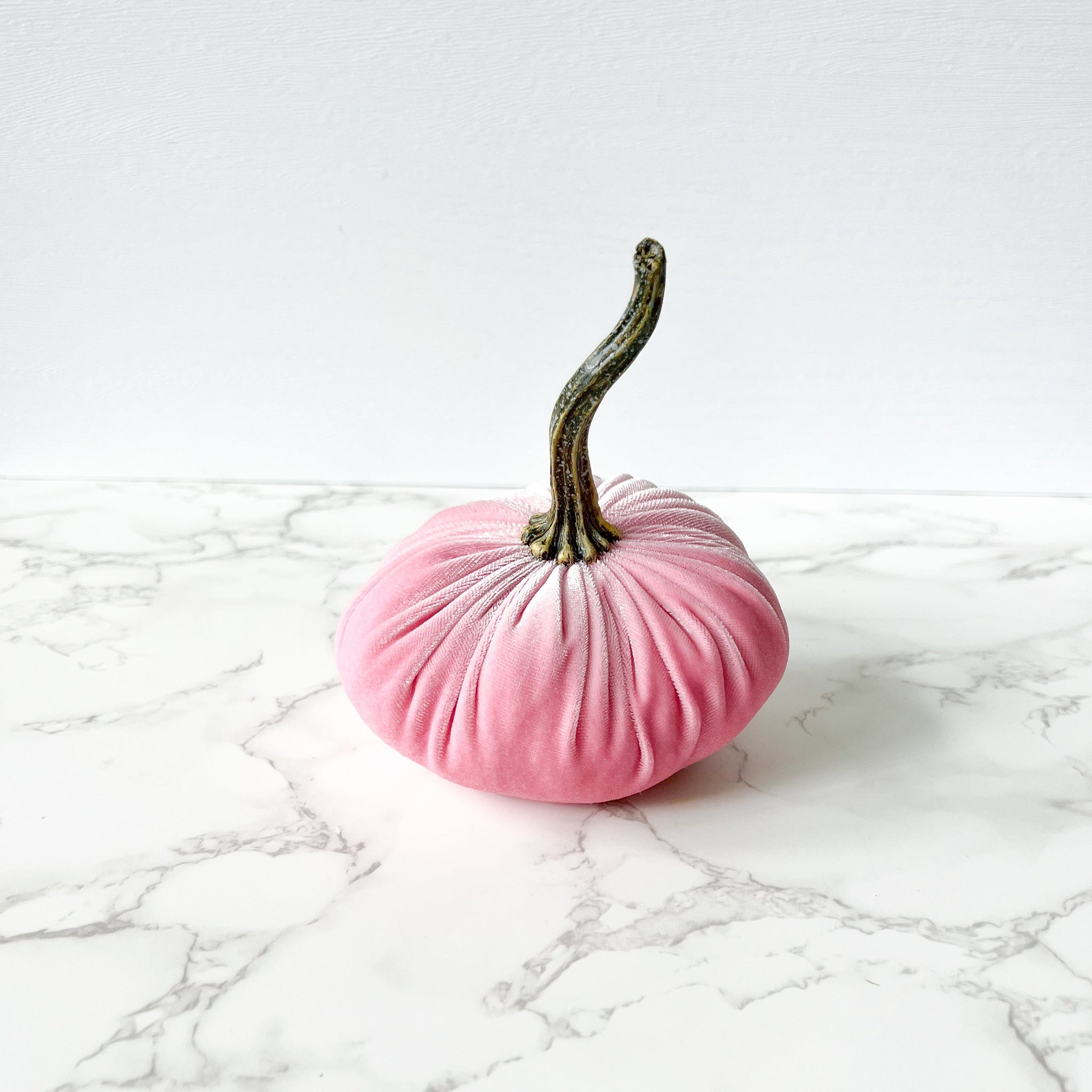 Pink Velvet Pumpkins