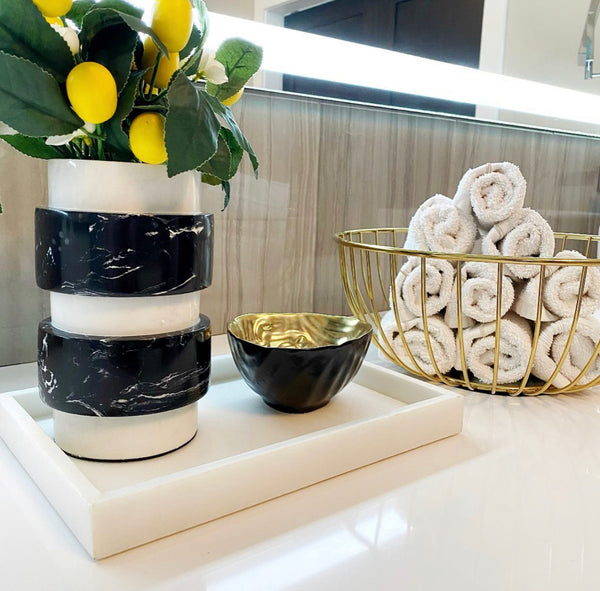 Gold & Black Tiger Bowl