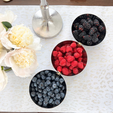 Gold Leaf 3 Snack Bowl