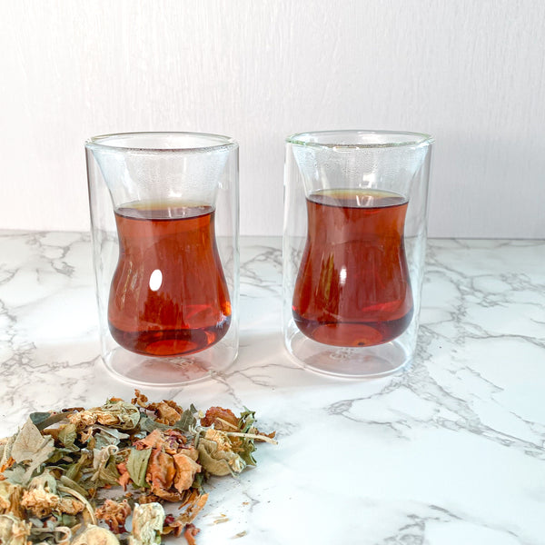 Double Wall Turkish Teacup (set of 2)