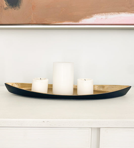 Gold & Black Tray