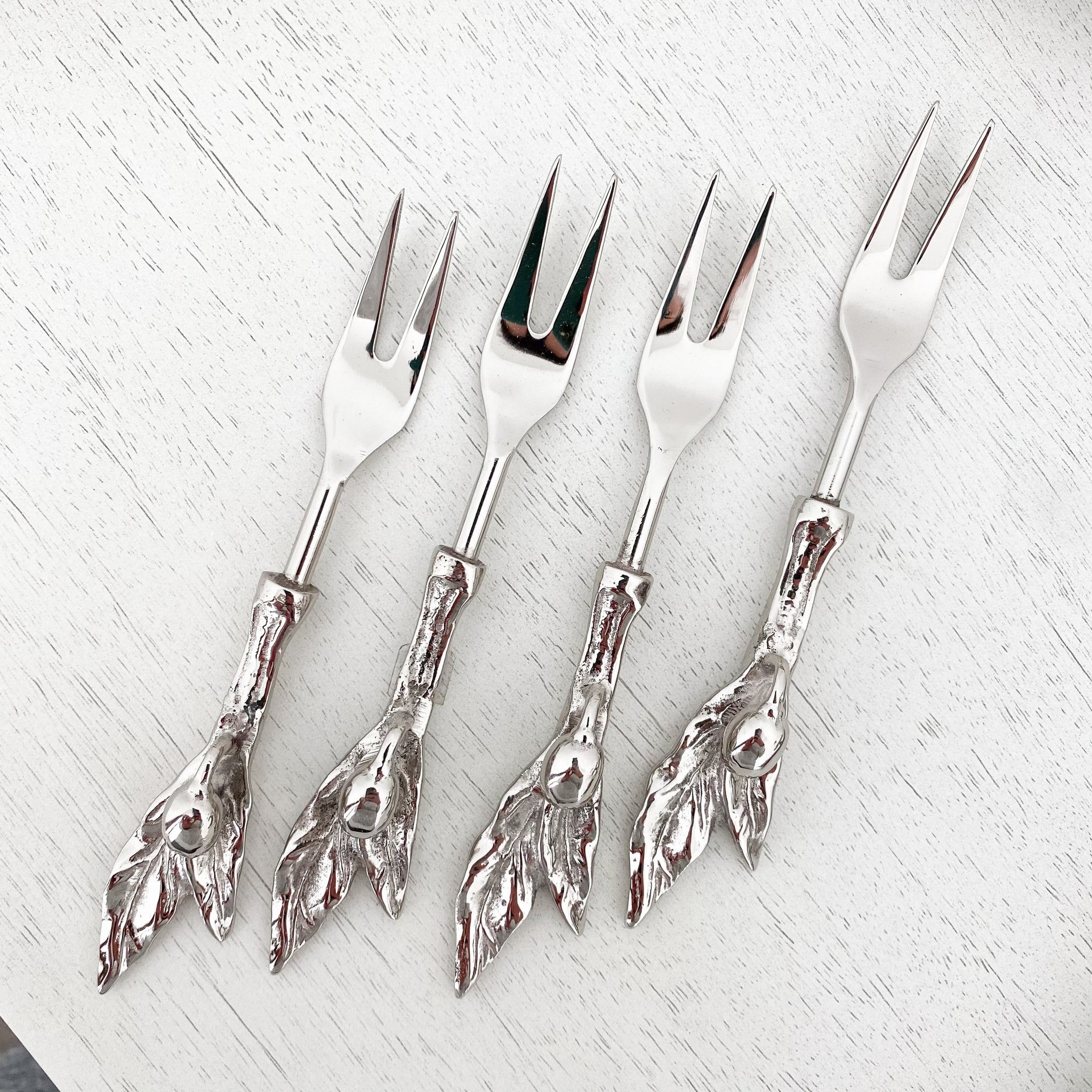 Oliveira Stainless Steel Forks (Set of 4)